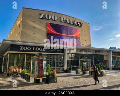 Berlin, Allemagne - Oct 9, 2019 : l'entrée au Zoo Palast de Beriln Banque D'Images