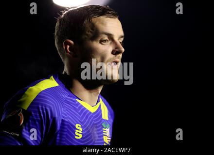 Solihull Moors' Jamey Osborne au cours de la FA Cup, deuxième tour à Damson Park, Solihull. Banque D'Images