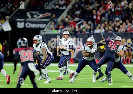 Houston, Texas, USA. 1er décembre 2019. de la saison régulière de la NFL entre le jeu et le Houston Texans New England Patriots à NRG Stadium à Houston, TX, le 1 décembre 2019. Crédit : Erik Williams/ZUMA/Alamy Fil Live News Banque D'Images