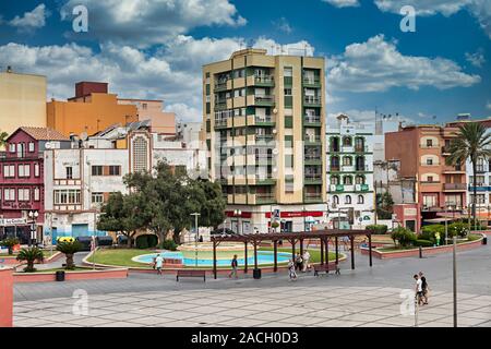 Plaza de la Constitucion, La Linea de la Concepcion, Espagne Banque D'Images