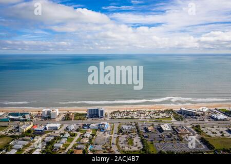 Vue aérienne photo de Daytona Beach, Floride Banque D'Images