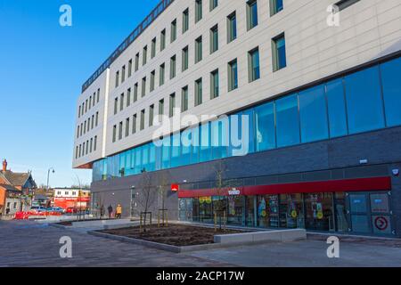 L'un seul immeuble, Tameside Ashton-under-Lyne, Tameside, RTM. Manchester, Angleterre, RU Banque D'Images