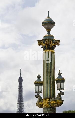 Colonne de la Place de la Concorde Banque D'Images