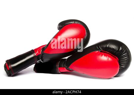 Red boxing gloves Banque D'Images