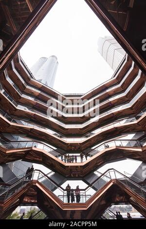 Le navire, Hudson Yards, New York City, États-Unis d'Amérique. Banque D'Images