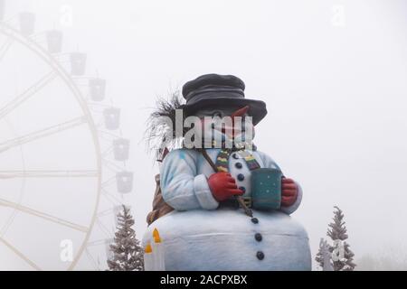 Winterdom im Nebel Banque D'Images