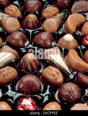 Chocolats. Banque D'Images