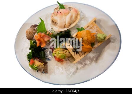 Tokyo Japon Assortiment de coquillages Banque D'Images