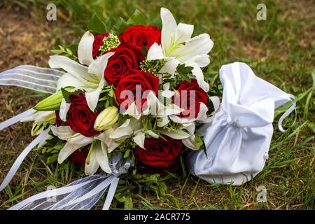 bouquet de mariée Banque D'Images