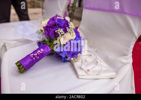 bouquet de mariée Banque D'Images