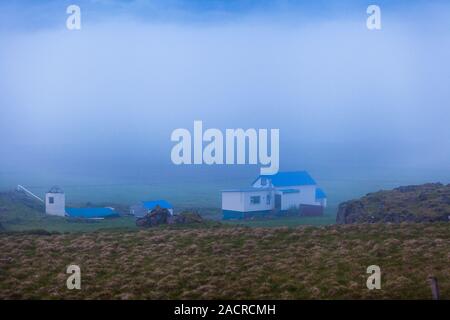 Ferme isolée sur l'Islande Banque D'Images