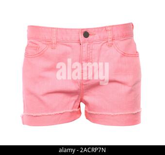 Short jeans femmes. L'avant. Banque D'Images