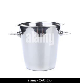 Godet vide pour bouteille de champagne. Banque D'Images