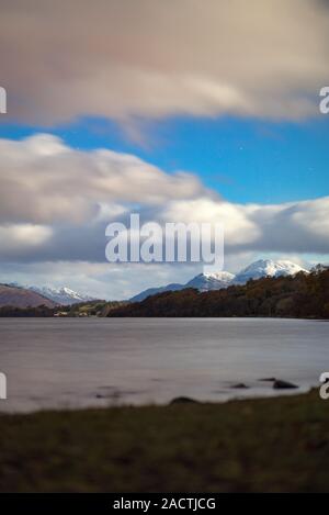 Ben Lomond sous une couverture de neige fraîche Banque D'Images