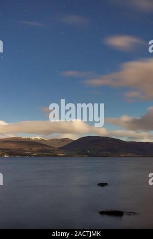 Ben Lomond sous une couverture de neige fraîche Banque D'Images