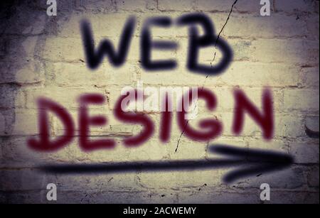 Web Design Concept Banque D'Images