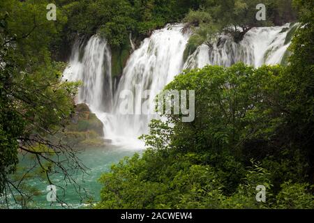 Cascade de Kravica, Bosnie et Herzégovine Banque D'Images