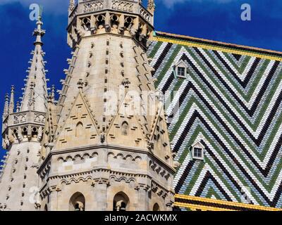 Vienne. L'Autriche. St Stephen's Cathedral Banque D'Images