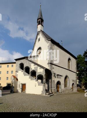 Église paroissiale de Notre Dame de Schwaz, Autriche, plus grande église-halle gothique dans le Tyrol Banque D'Images