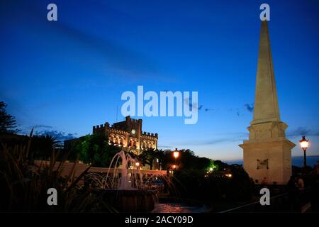 Le Adjutament building, place de la ville, la ville de Ciutadella, à l'île de Menorca, Baléares, Espagne, Europe Banque D'Images