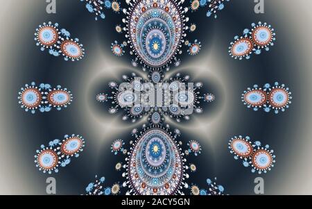 Motifs abstraits colorés vert Banque D'Images