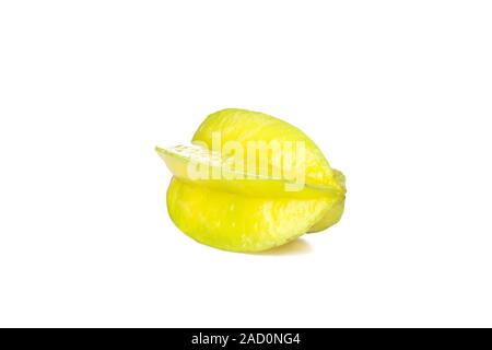 Carambole fruit isolé sur fond blanc. Caramboles Banque D'Images