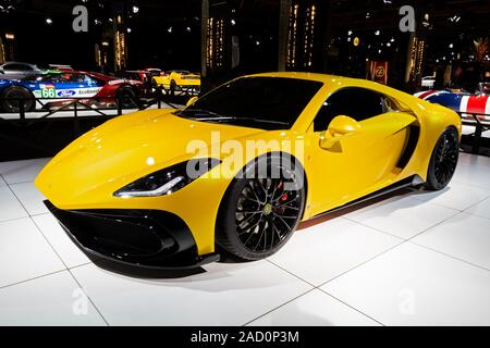 Bruxelles - Jan 18, 2019 : Noble M500 voiture de sport en vedette à la 97ème Salon Automobile de Bruxelles 2019 Autosalon. Banque D'Images