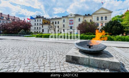 Hôtel de ville de Bydgoszcz. Région d'Kuyavia Banque D'Images