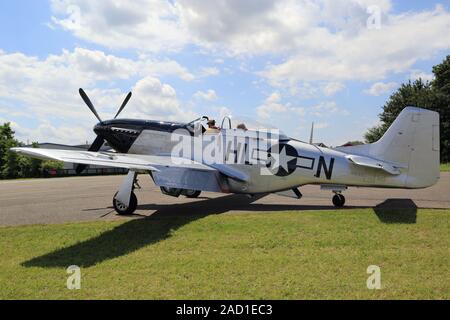 Flugzeugoldtimer North American P-51D Mustang, N51AB Banque D'Images