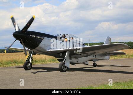 Flugzeugoldtimer North American P-51D Mustang, N51AB Banque D'Images