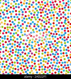 Modèle logique de confettis, Fun Colorful Background Banque D'Images