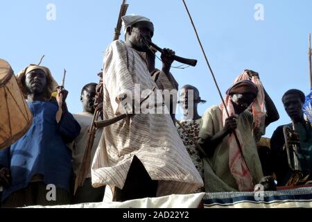 Pays Dogon : village de Yanda 2012 Tourougo Banque D'Images