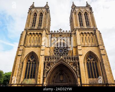 HDR La cathédrale de Bristol à Bristol Banque D'Images