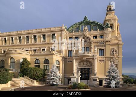 Casino de Monte-Carlo, et l'opéra par l'architecte Charles Garnier Banque D'Images