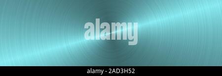 Surface en métal brossé circulaire bleu Banque D'Images