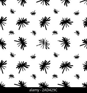 Modèle transparent avec des taches noires sur fond blanc. Abstrait toile. Vector illustration. Illustration de Vecteur