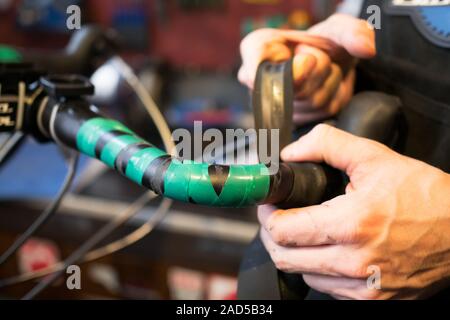 Barre de fixation Guy location Banque D'Images