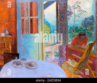 Salle à manger dans le pays de Pierre Bonnard (1867-1947), huile sur toile, 1913 Banque D'Images