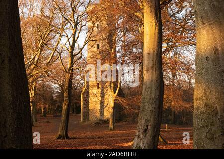 Mémorial Sir Walter Scott, Tour Clermiston, Parc Corstorphine Hill, Édimbourg, Écosse,ROYAUME-UNI Banque D'Images