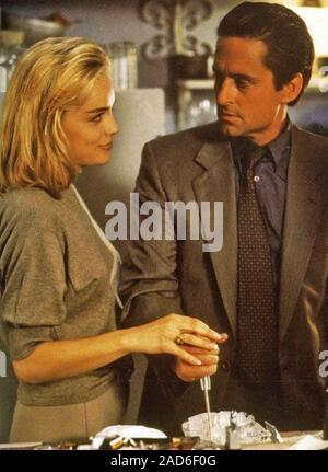 BASIC INSTINCT 1992 TriStar Pictures film avec Michael Douglas et Sharon Stone Banque D'Images