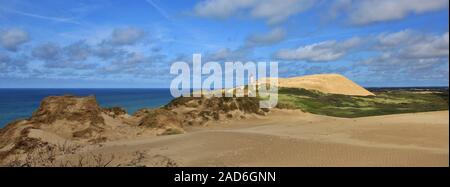 Rubjerg Knude. Dune de sable unique à la côte ouest de Danemark. Banque D'Images