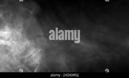 Fume des nuages de fond, résumé de la fumée dans le mouvement lent, texture misty Banque D'Images