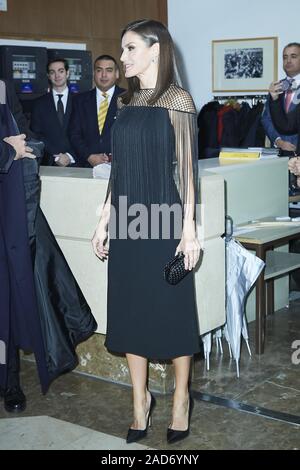 Madrid, Madrid, Espagne. 19Th Mar, 2019. Reine Letizia d'Espagne assiste à 'Mariano de Cavia', 'Luca de Tena' et 'Mingote' Dîner de remise des prix de journalisme à la Casa de ABC le 3 décembre 2019 à Madrid, Espagne Crédit : Jack Abuin/ZUMA/Alamy Fil Live News Banque D'Images