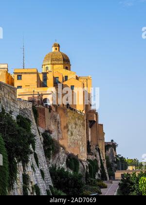 Casteddu (quartier du château de sens) à Cagliari (HDR) Banque D'Images