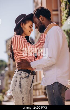 Personne aimée de réunion et profiter de la date stock photo Banque D'Images