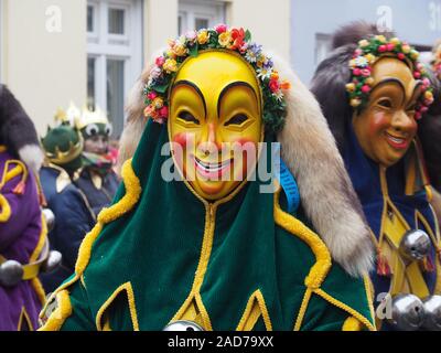 Port-Fools Swabian-Alemannic - Figure de la Fasnet Banque D'Images