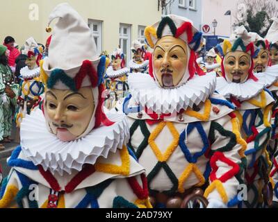 Schlossnarro - figure de la fasnet souabe-alémanique Banque D'Images