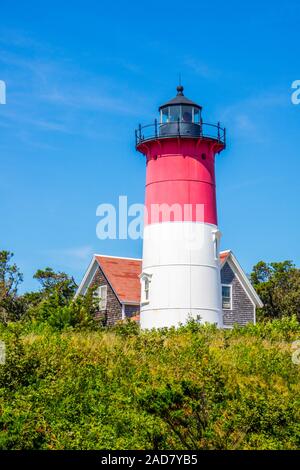 La lumière Nauset Beach à Cape Cod National Seashore, Massachusetts Banque D'Images