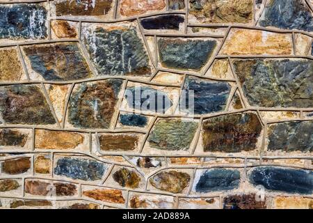 Mur de la prison de Robben Island, Banque D'Images