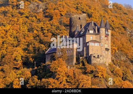 Château Katz en automne Banque D'Images